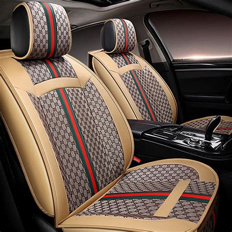 what is gucci print made of|Gucci fabric for car interior.